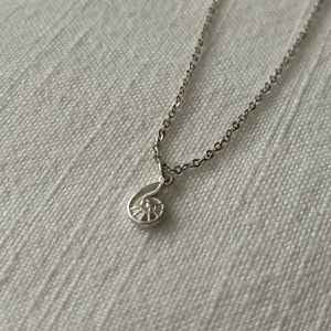 BaubleBar Silver Nautilus Pendant Necklace